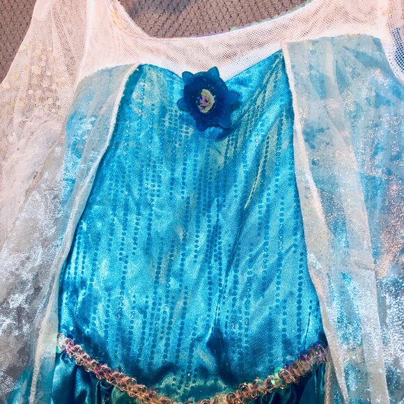 ❄️ [Kids 4-6X] DISNEY Frozen Elsa Princess Dress Halloween Costume Jakks Pacific - Picture 4 of 8